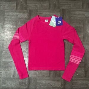 Women’s Joy Lab Slim Fit Seamless Long Sleeve Tee Size M